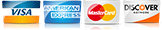 Visa, Mastercard, American Express Logo